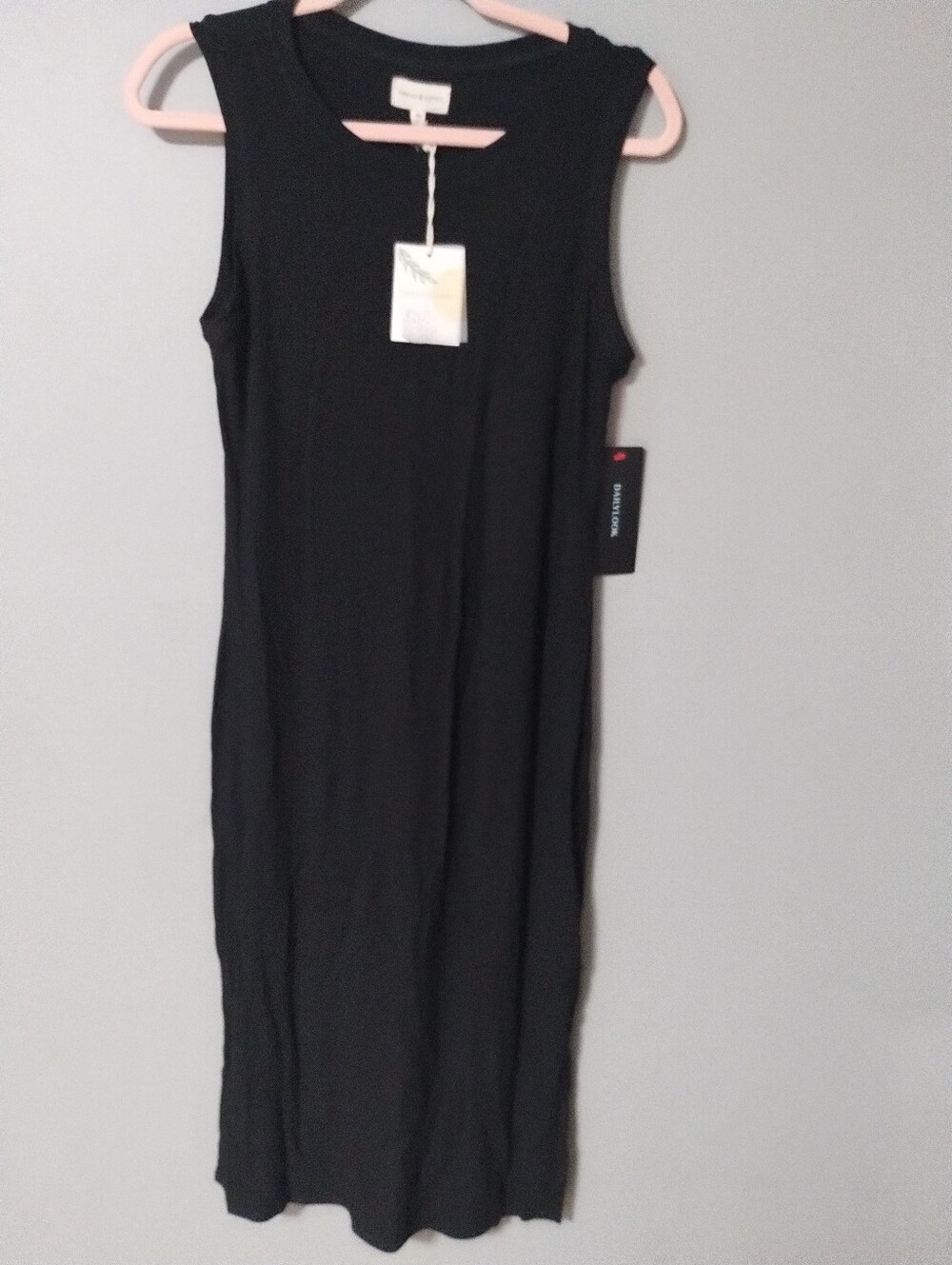 Thread & Supply Black Stretchy Sleeveless Dress Size Medium